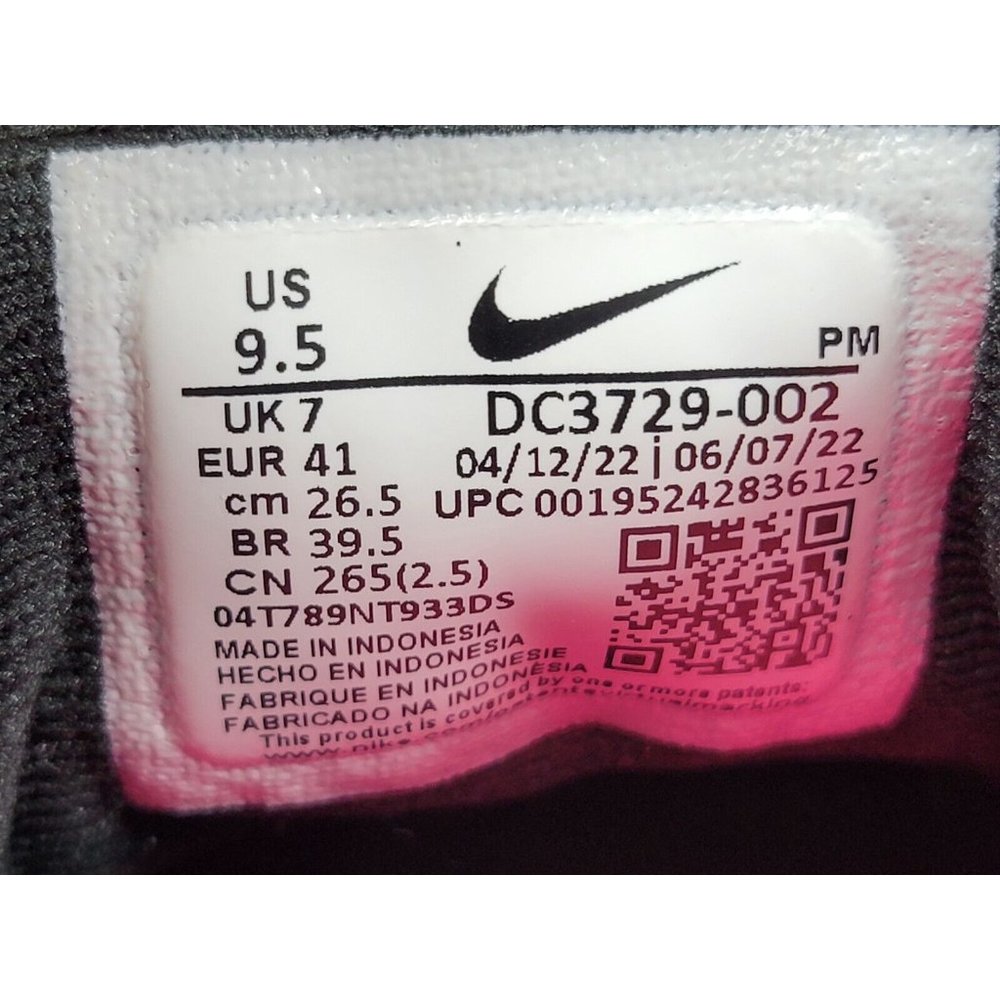 Nike Revolution 6 Next Neture Black Hyper Pink Shoes Womens Size 9.5 DC3729-002 - Picture 6 of 10